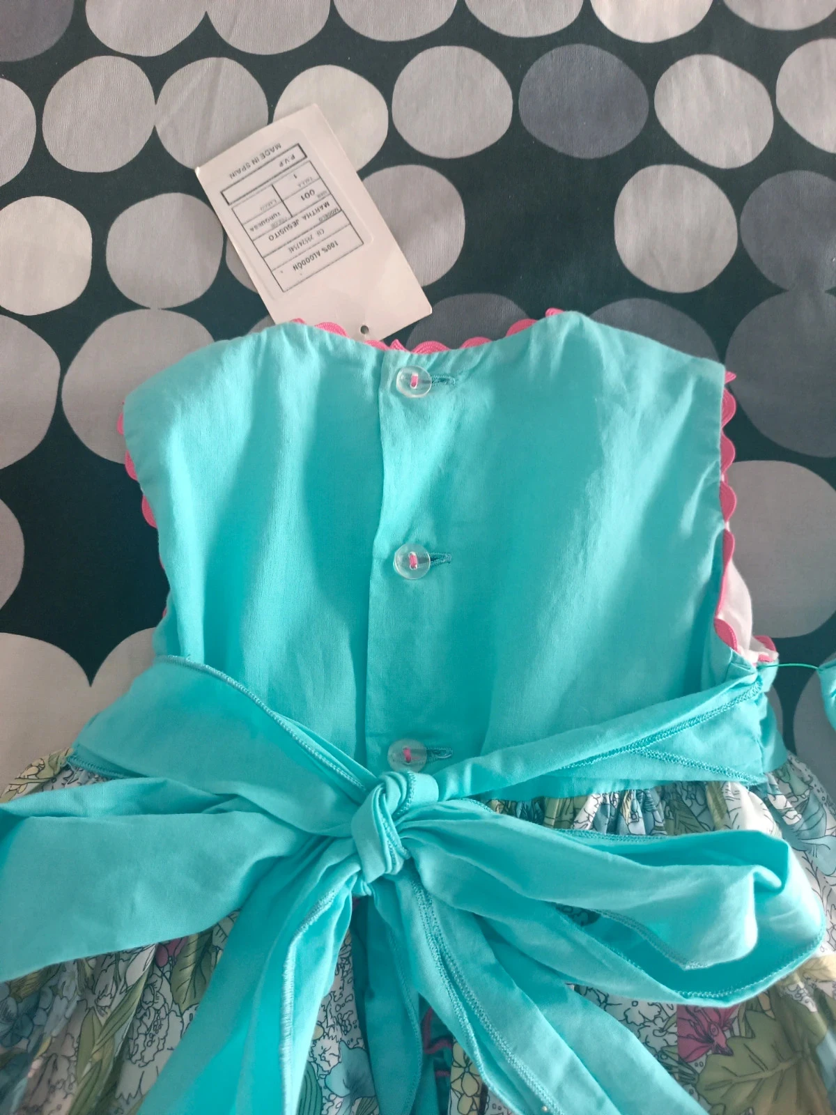 Conjunto Daniesty 12 meses - Azul Turquesa & Floral Encantado 💕 – photo 8